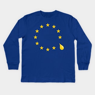 Brexit Sad that Britain is leaving the EU Kids Long Sleeve T-Shirt